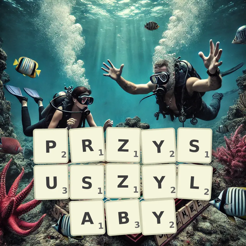Słowa z liter PRZYSUSZYŁABY