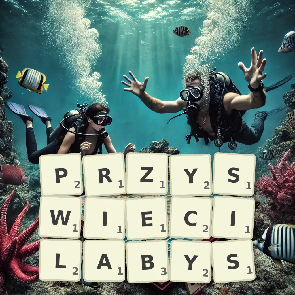 Słowa z liter PRZYŚWIECIŁABYŚ