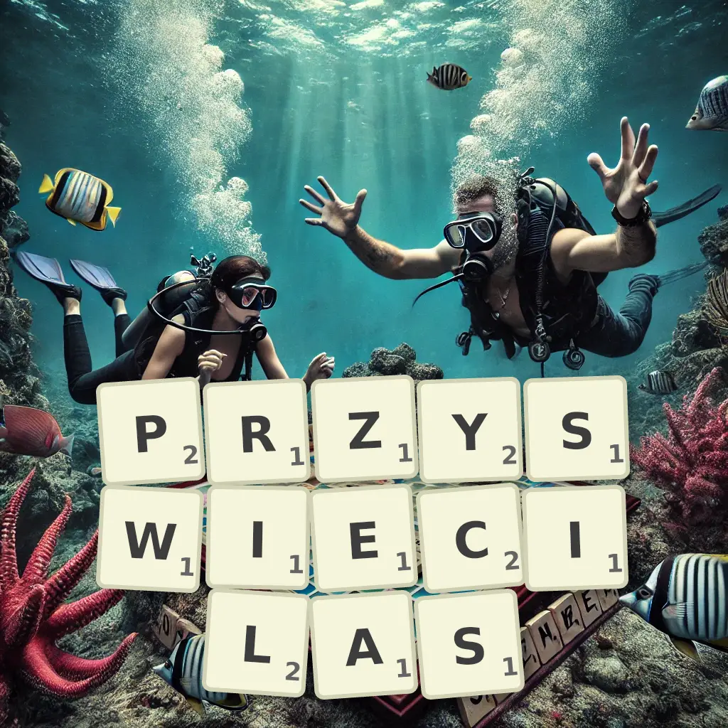 Słowa z liter PRZYŚWIECIŁAŚ