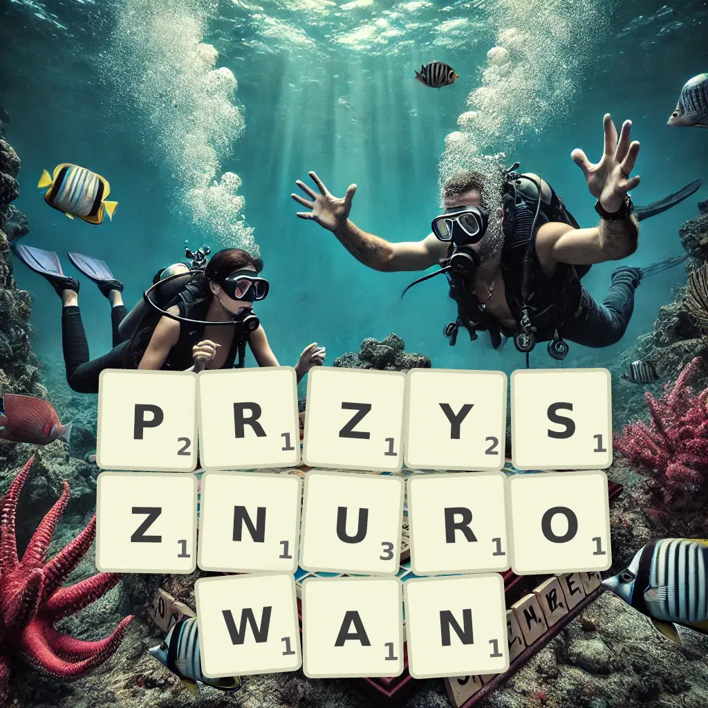 Słowa z liter PRZYSZNUROWAŃ