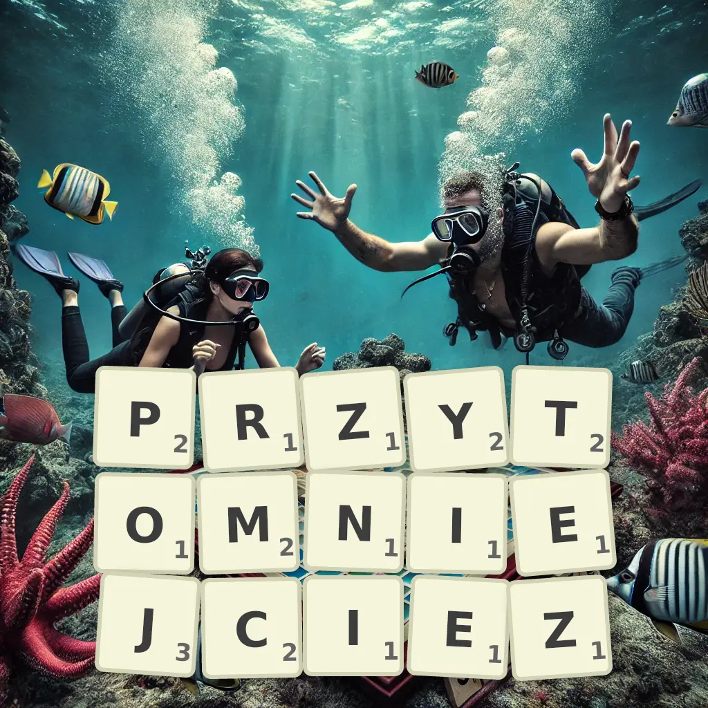 Słowa z liter PRZYTOMNIEJCIEŻ