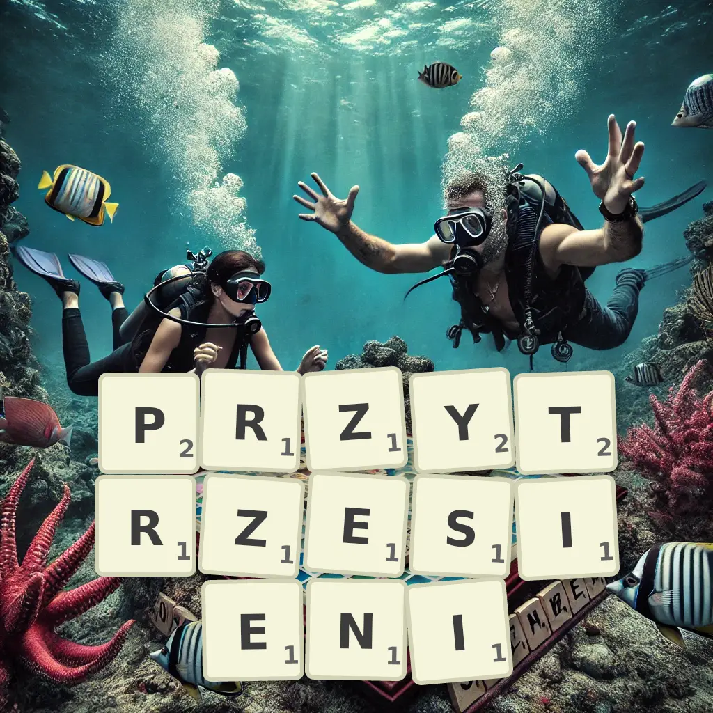 Słowa z liter PRZYTRZĘSIENI