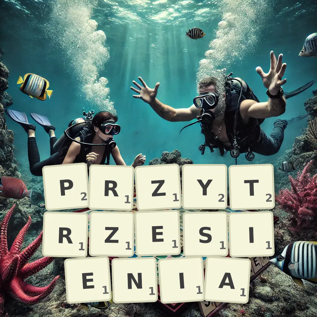 Słowa z liter PRZYTRZĘSIENIA