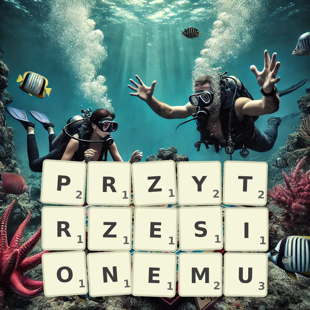 Słowa z liter PRZYTRZĘSIONEMU