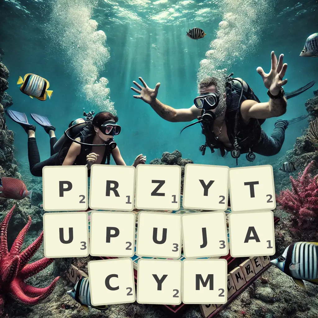 Słowa z liter PRZYTUPUJĄCYM