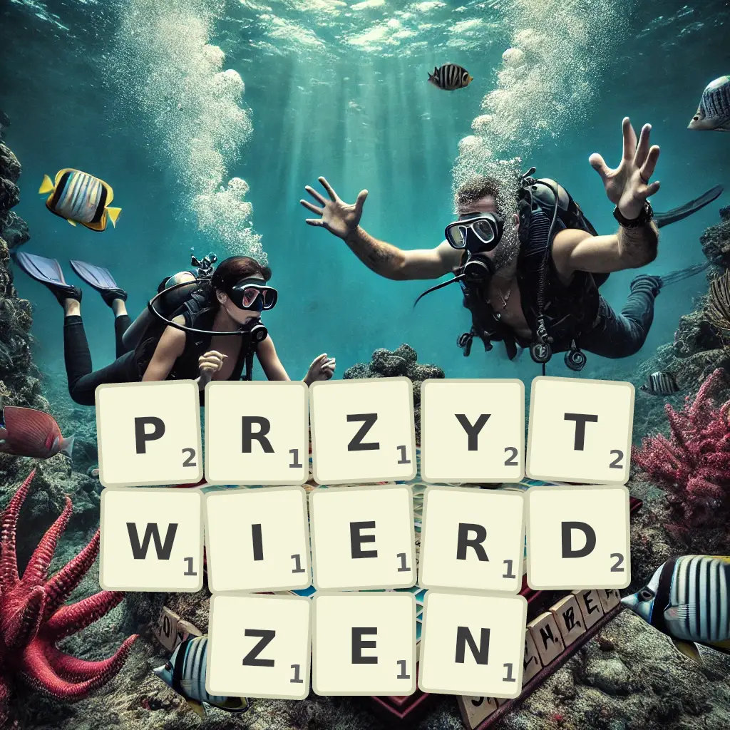 Słowa z liter PRZYTWIERDZEŃ