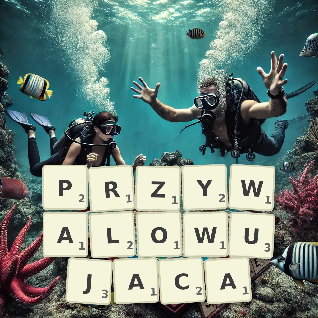 Słowa z liter PRZYWAŁOWUJĄCA