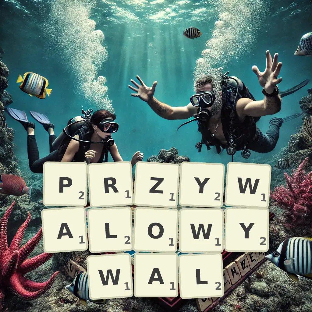 Słowa z liter PRZYWAŁOWYWAŁ