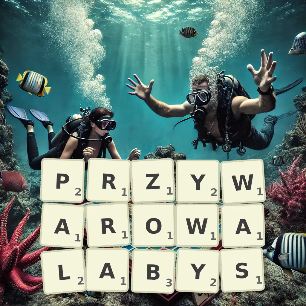 Słowa z liter PRZYWAROWAŁABYŚ