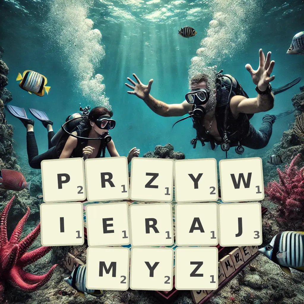 Słowa z liter PRZYWIERAJMYŻ