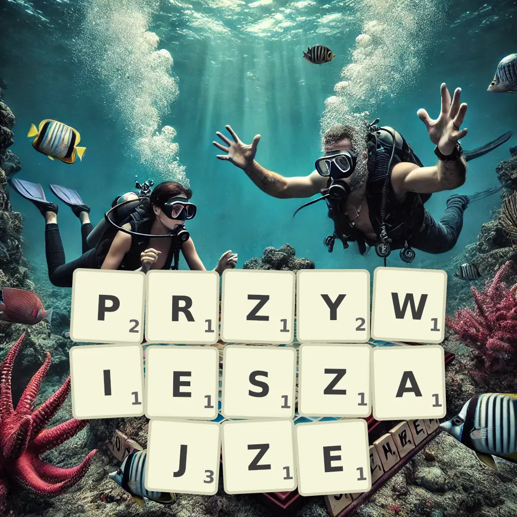 Słowa z liter PRZYWIESZAJŻE