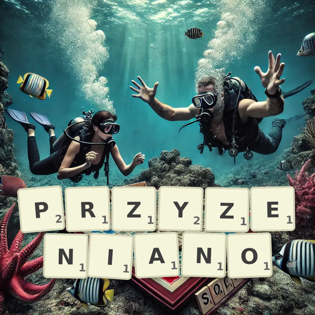Słowa z liter PRZYŻENIANO
