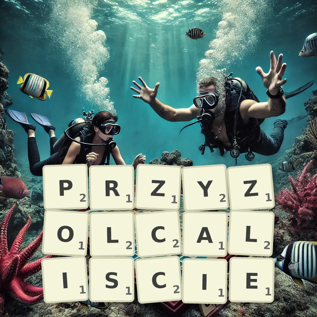 Słowa z liter PRZYŻÓŁCALIŚCIE