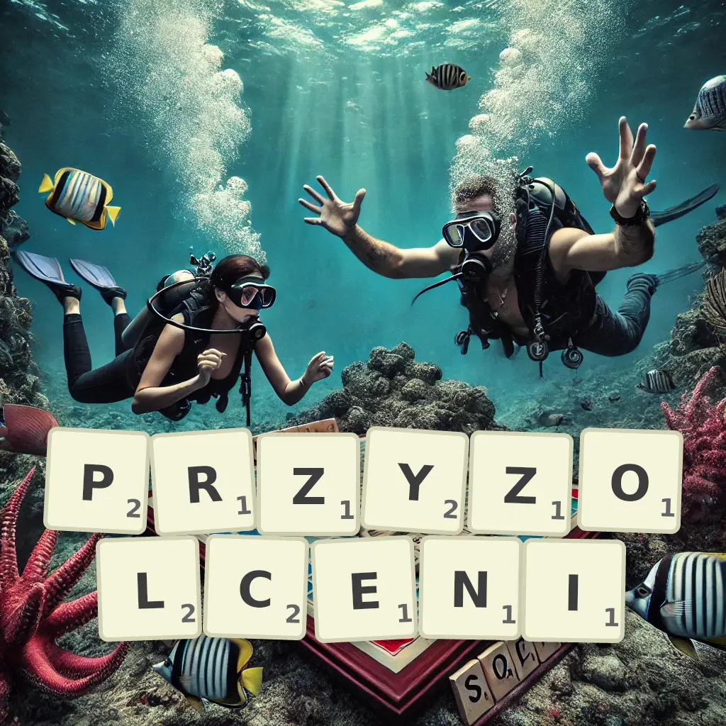 Słowa z liter PRZYŻÓŁCENI