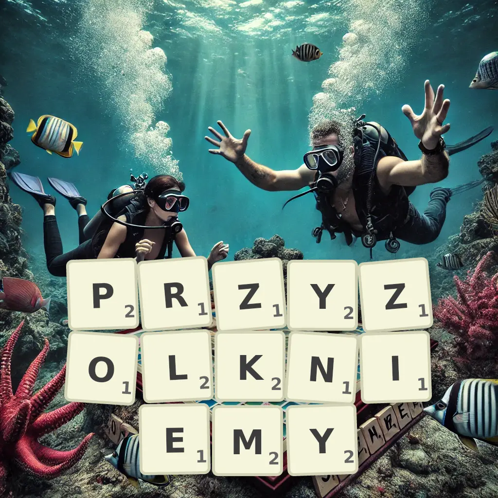 Słowa z liter PRZYŻÓŁKNIEMY