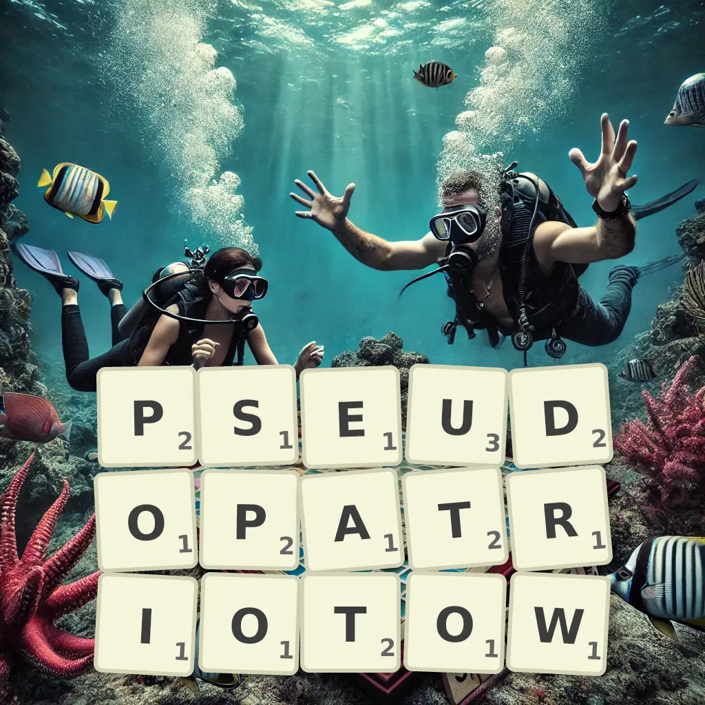 Słowa z liter PSEUDOPATRIOTÓW