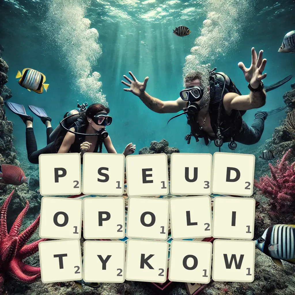 Słowa z liter PSEUDOPOLITYKÓW