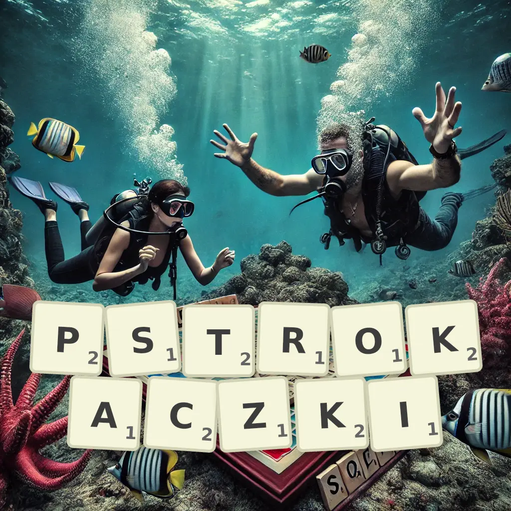 Słowa z liter PSTROKACZKI