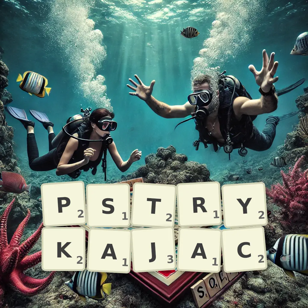Słowa z liter PSTRYKAJĄC