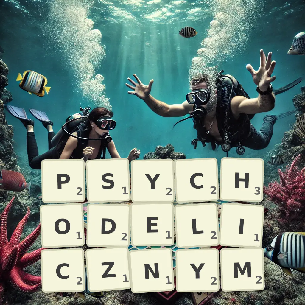 Lista słów z liter PSYCHODELICZNYM Słowa z liter PSYCHODELICZNYM