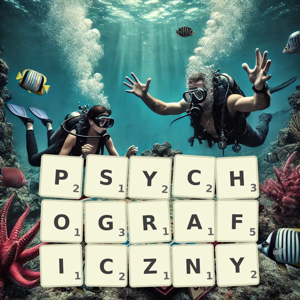 Lista słów z liter PSYCHOGRAFICZNY Słowa z liter PSYCHOGRAFICZNY