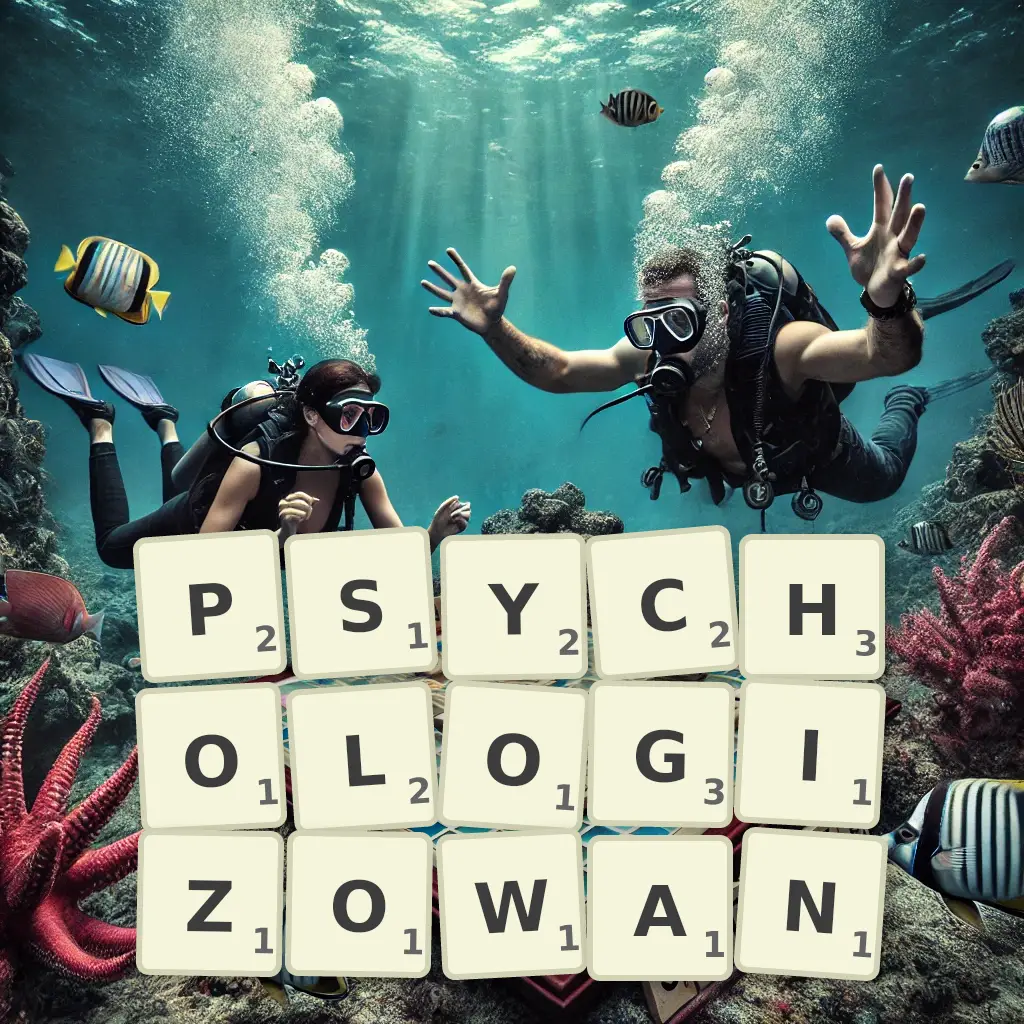 Słowa z liter PSYCHOLOGIZOWAŃ