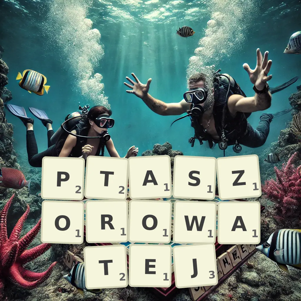 Słowa z liter PTASZOROWATEJ