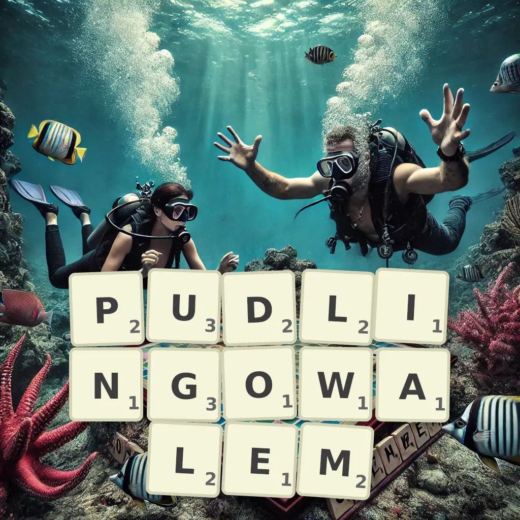 Słowa z liter PUDLINGOWAŁEM