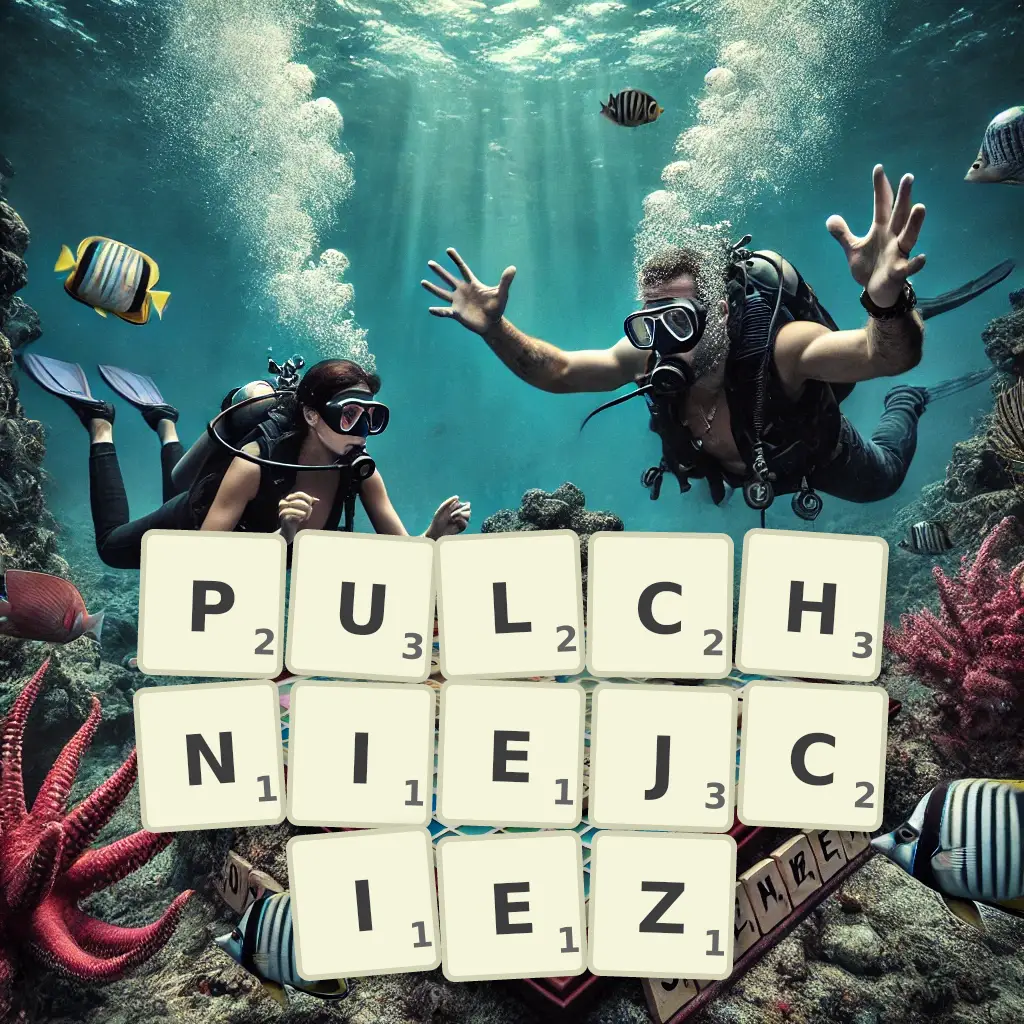Słowa z liter PULCHNIEJCIEŻ