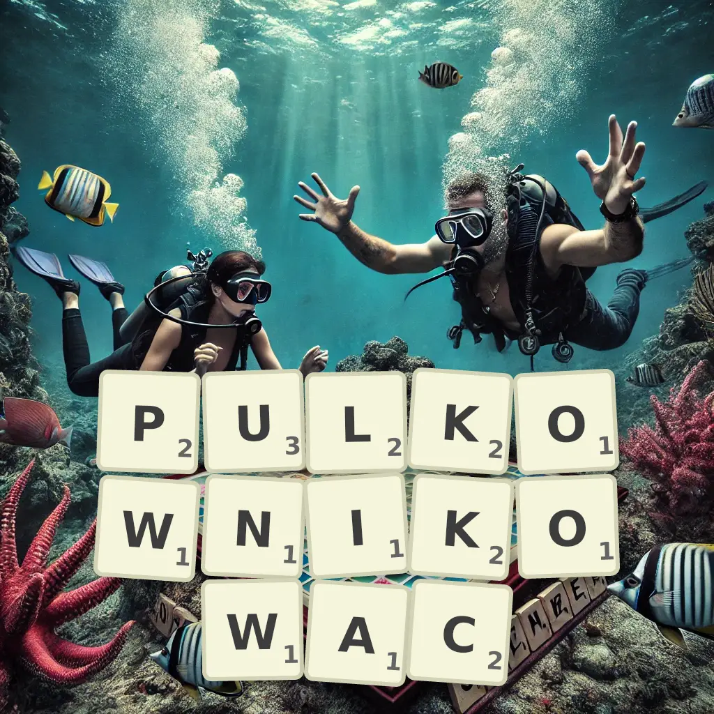 Słowa z liter PUŁKOWNIKOWAĆ