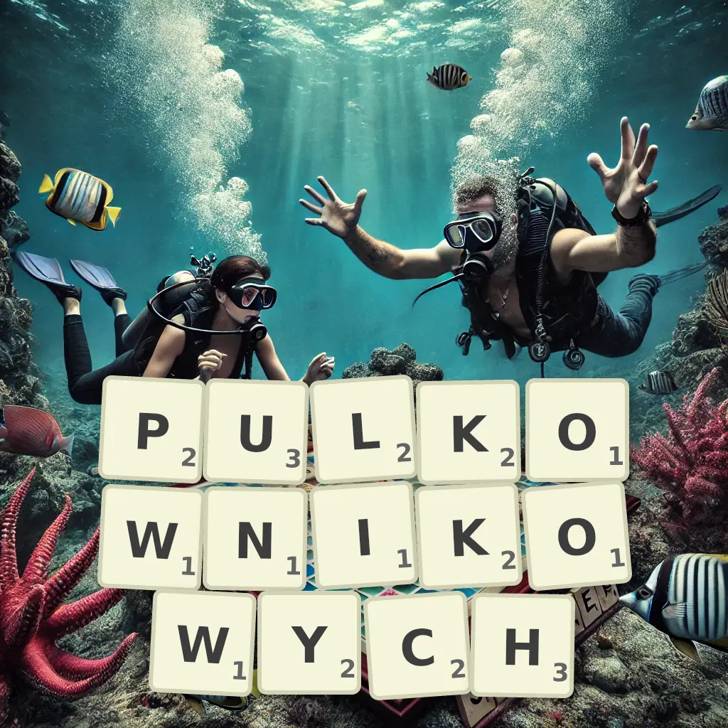 Lista słów z liter PUŁKOWNIKOWYCH Słowa z liter PUŁKOWNIKOWYCH