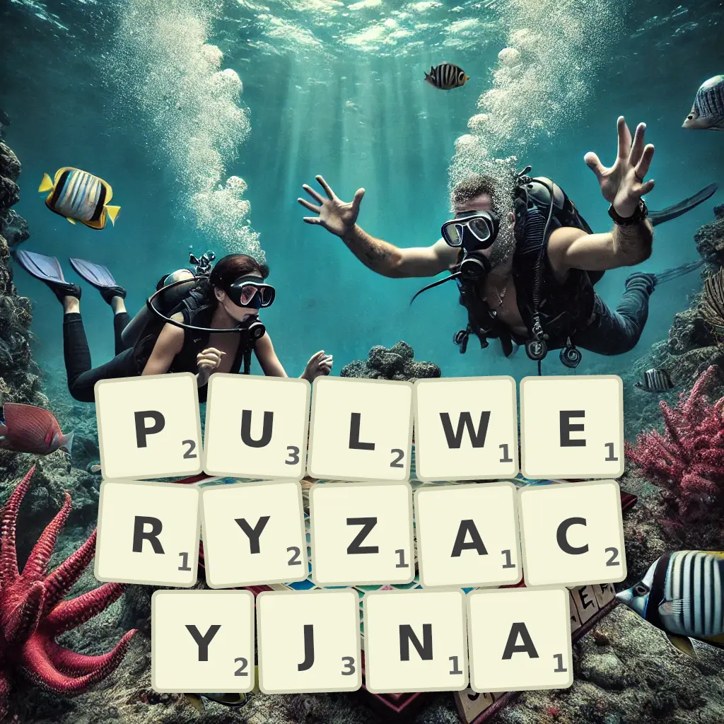 Słowa z liter PULWERYZACYJNA