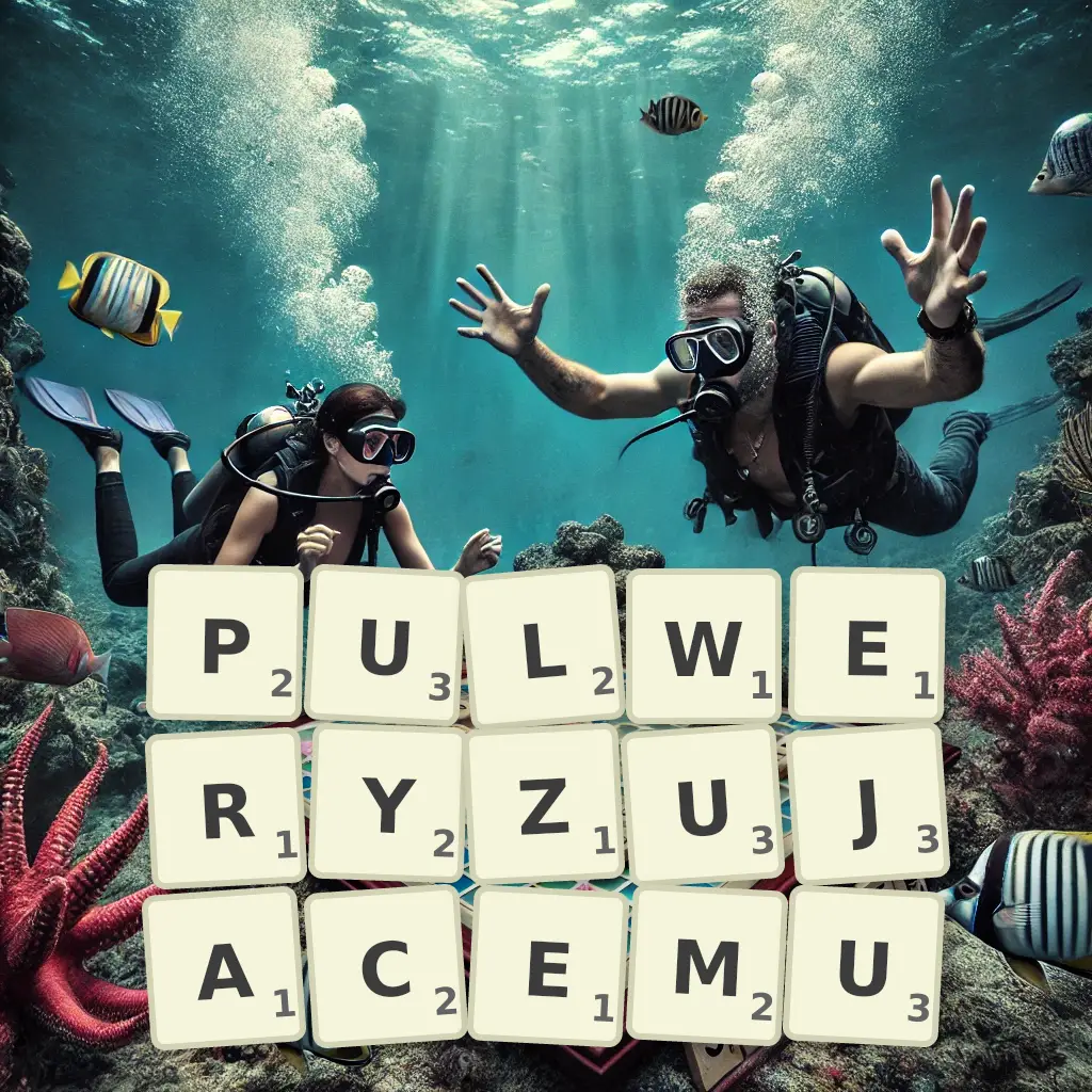 Słowa z liter PULWERYZUJĄCEMU