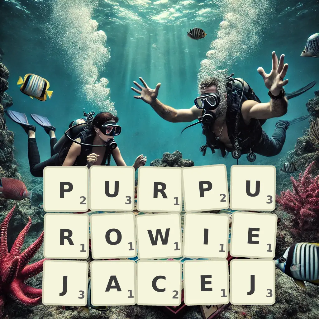 Słowa z liter PURPUROWIEJĄCEJ