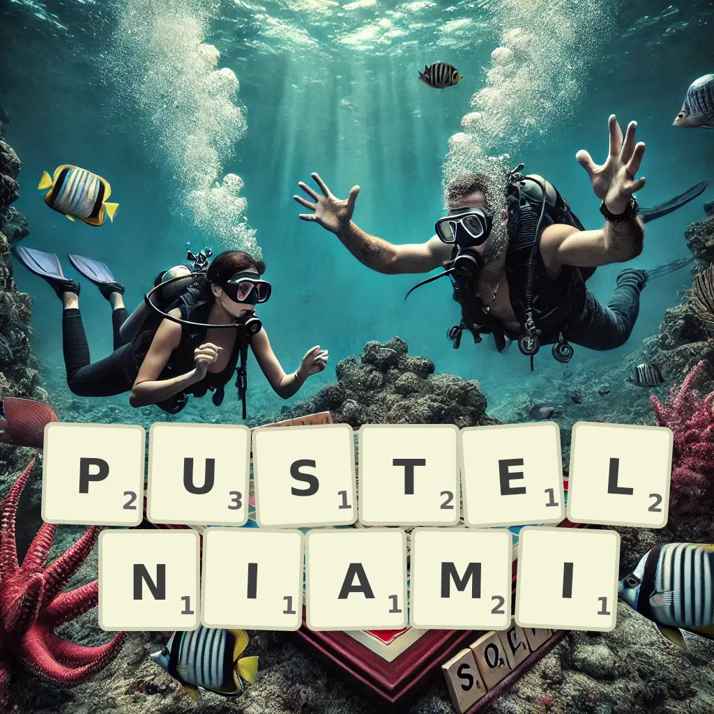 Słowa z liter PUSTELNIAMI