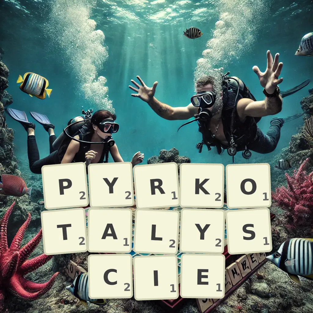 Słowa z liter PYRKOTAŁYŚCIE