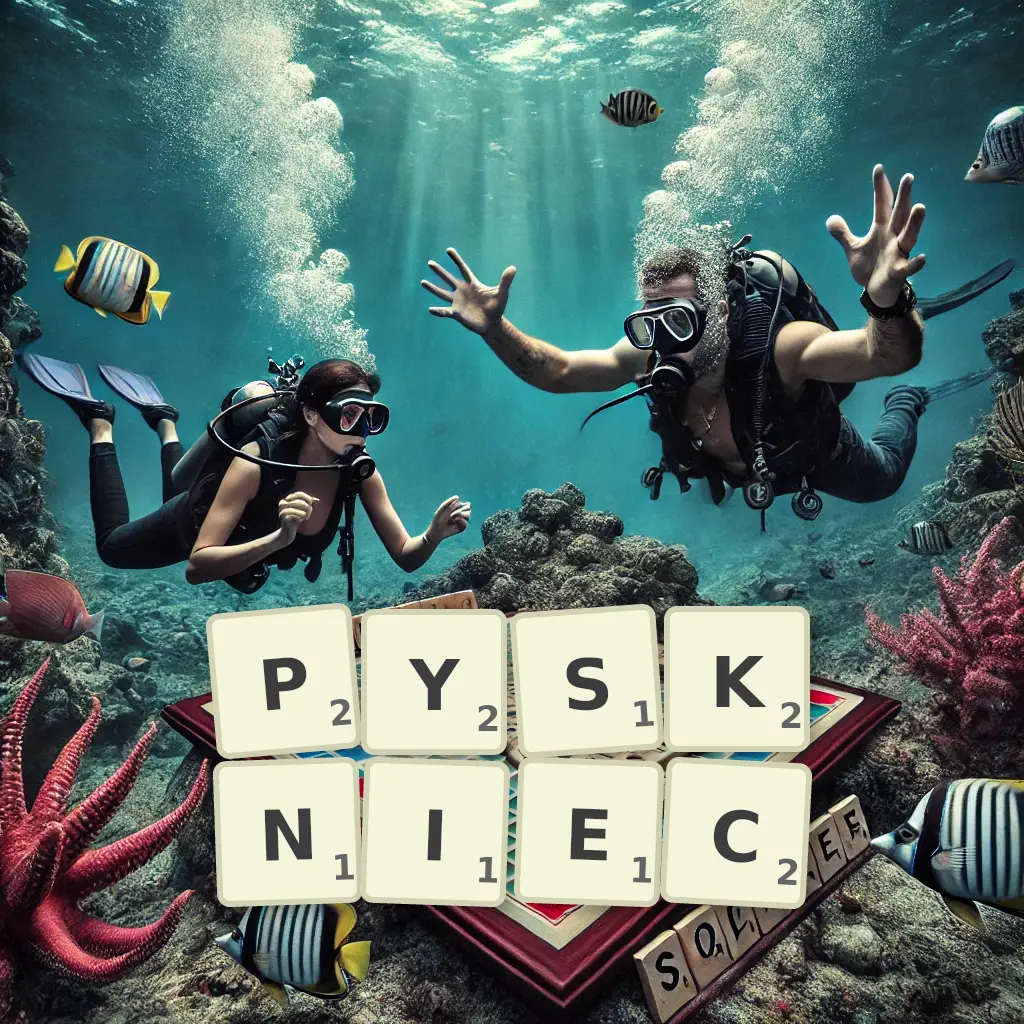 Słowa z liter PYSKNIĘĆ