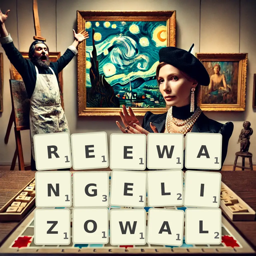 Słowa z liter REEWANGELIZOWAŁ