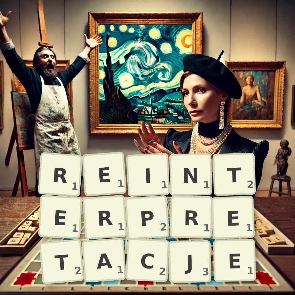 Słowa z liter REINTERPRETACJE