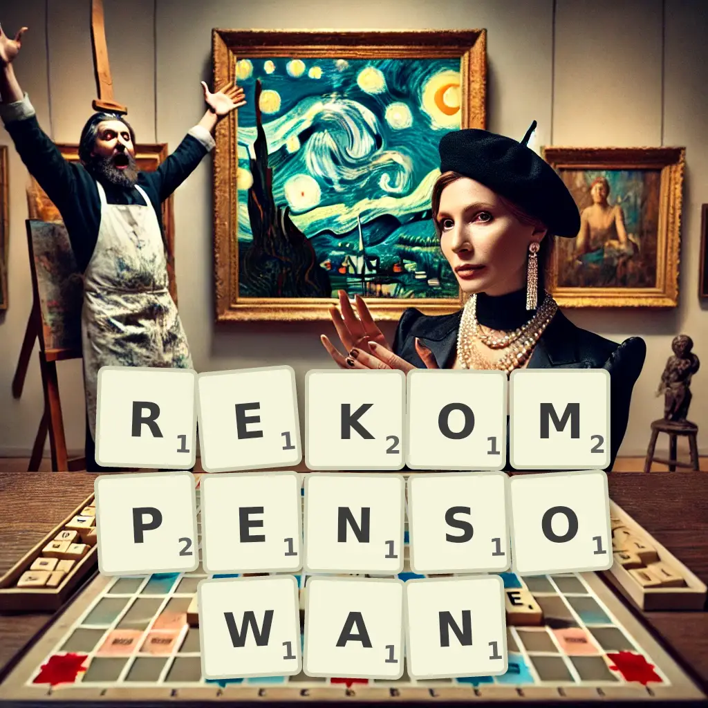 Słowa z liter REKOMPENSOWAŃ