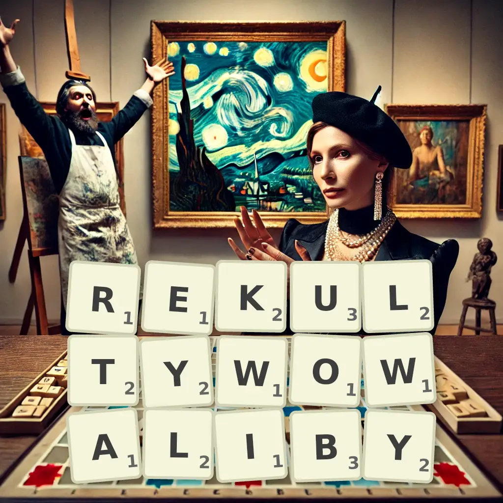 Słowa z liter REKULTYWOWALIBY