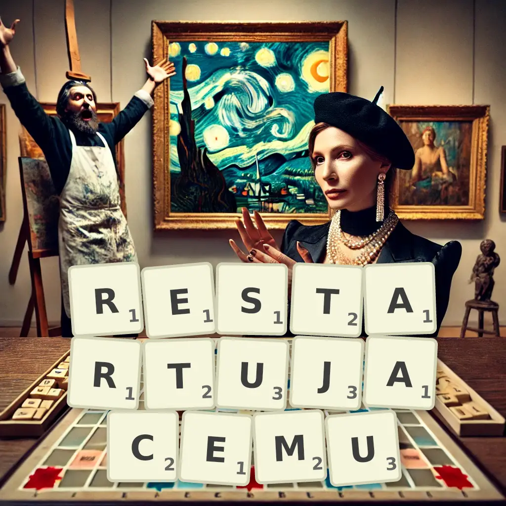 Słowa z liter RESTARTUJĄCEMU