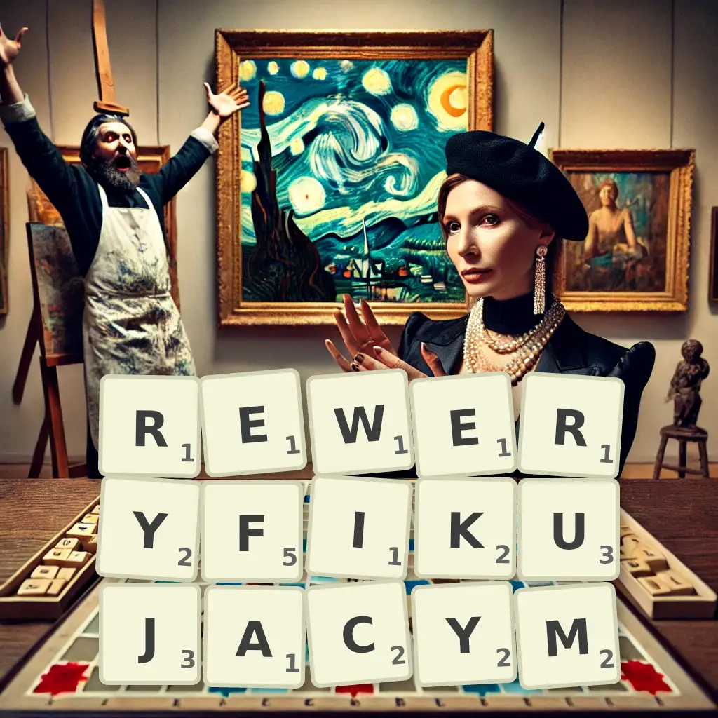 Słowa z liter REWERYFIKUJĄCYM