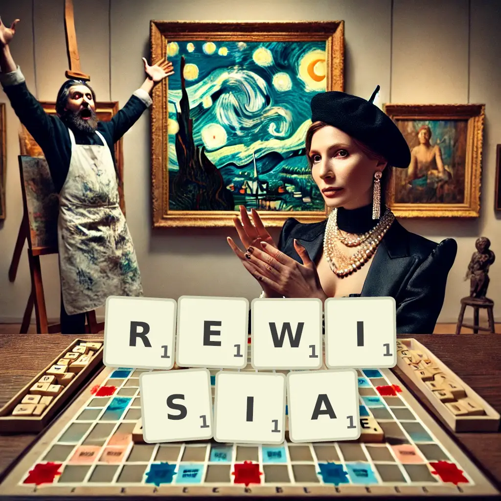 Słowa z liter REWISIA