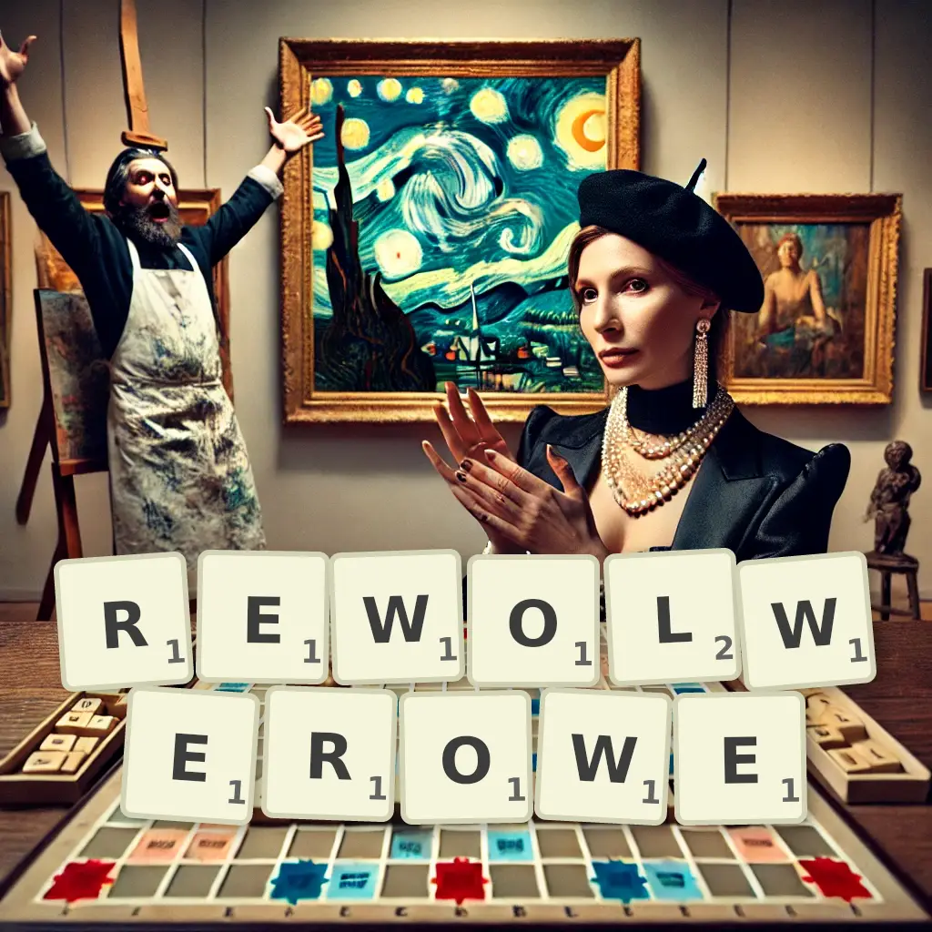 Słowa z liter REWOLWEROWE