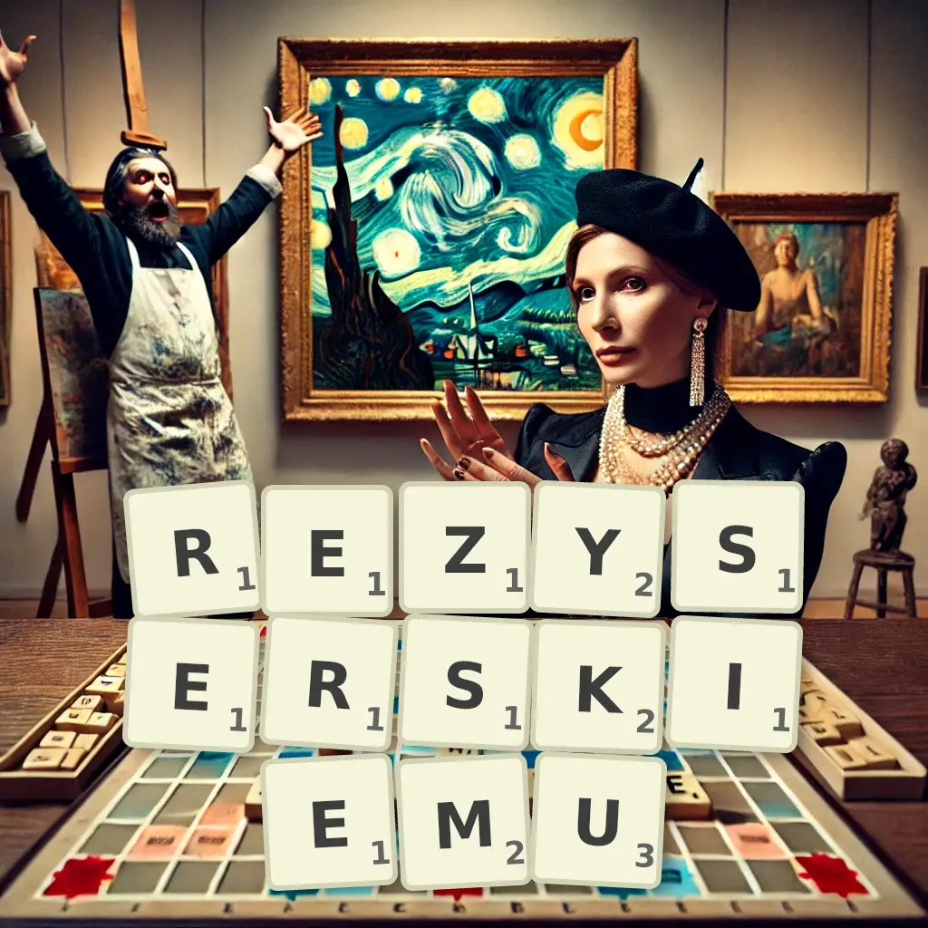 Słowa z liter REŻYSERSKIEMU