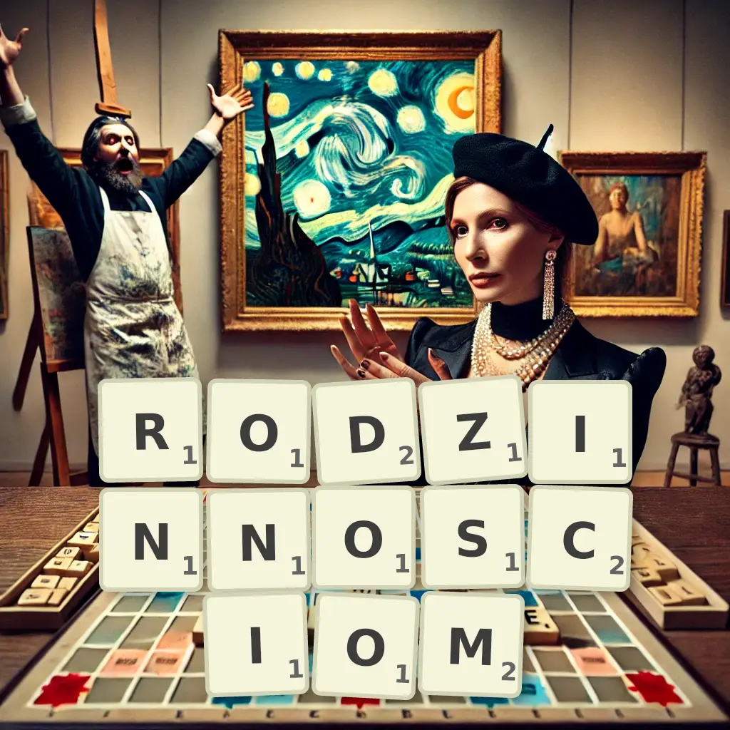 Słowa z liter RODZINNOŚCIOM