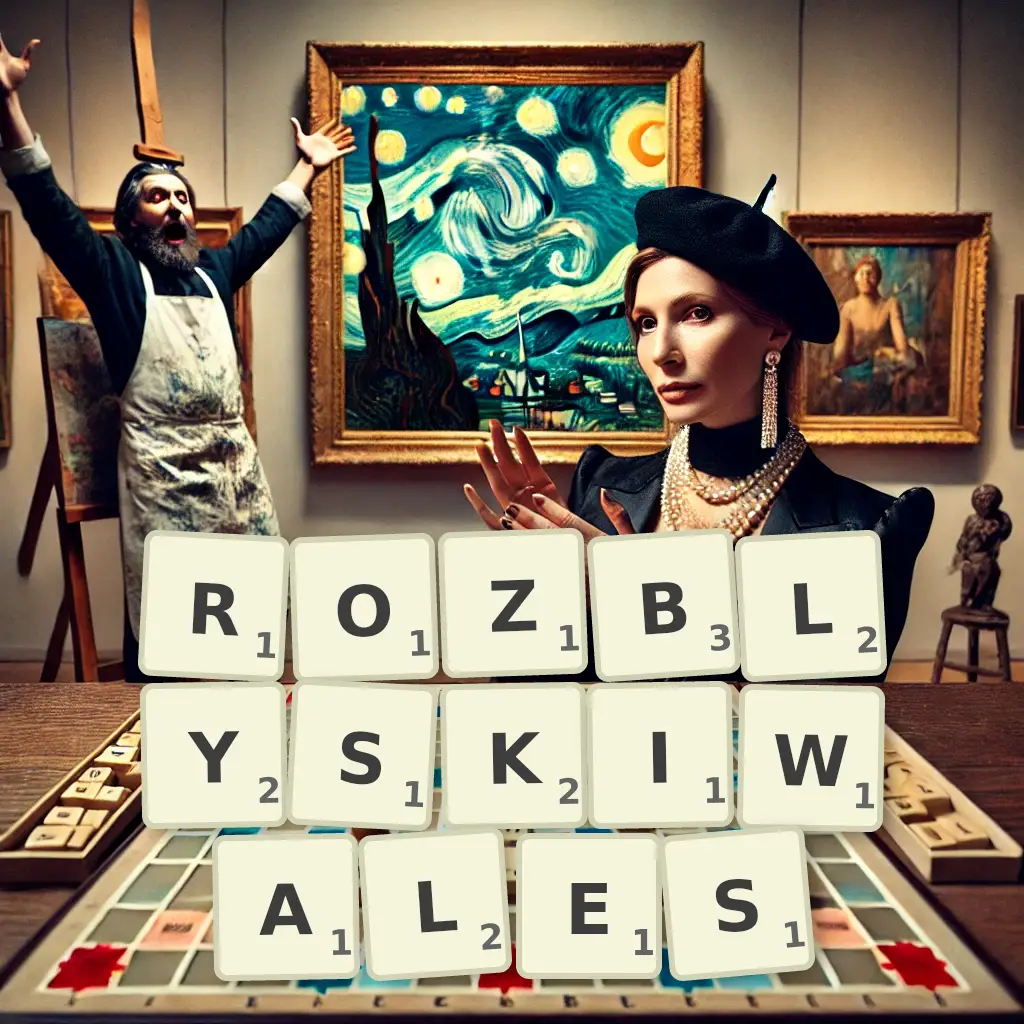 Słowa z liter ROZBŁYSKIWAŁEŚ