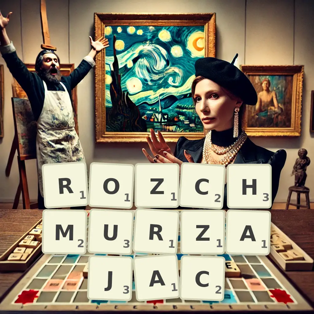Słowa z liter ROZCHMURZAJĄC