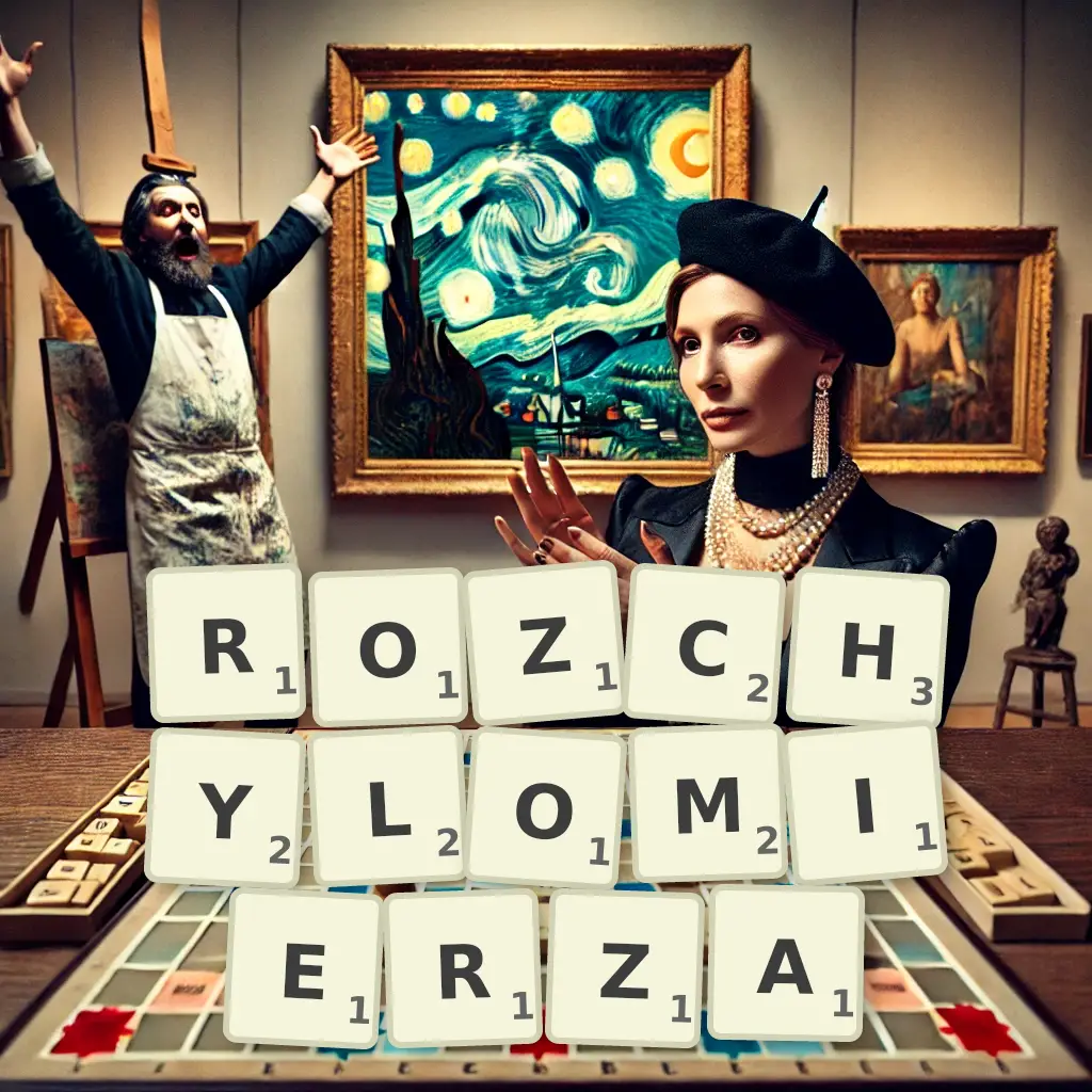 Słowa z liter ROZCHYŁOMIERZA